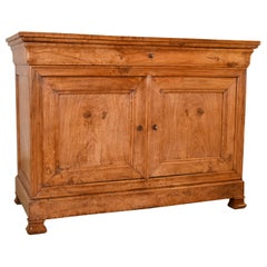 Antique 19th Century French Elm Buffet 