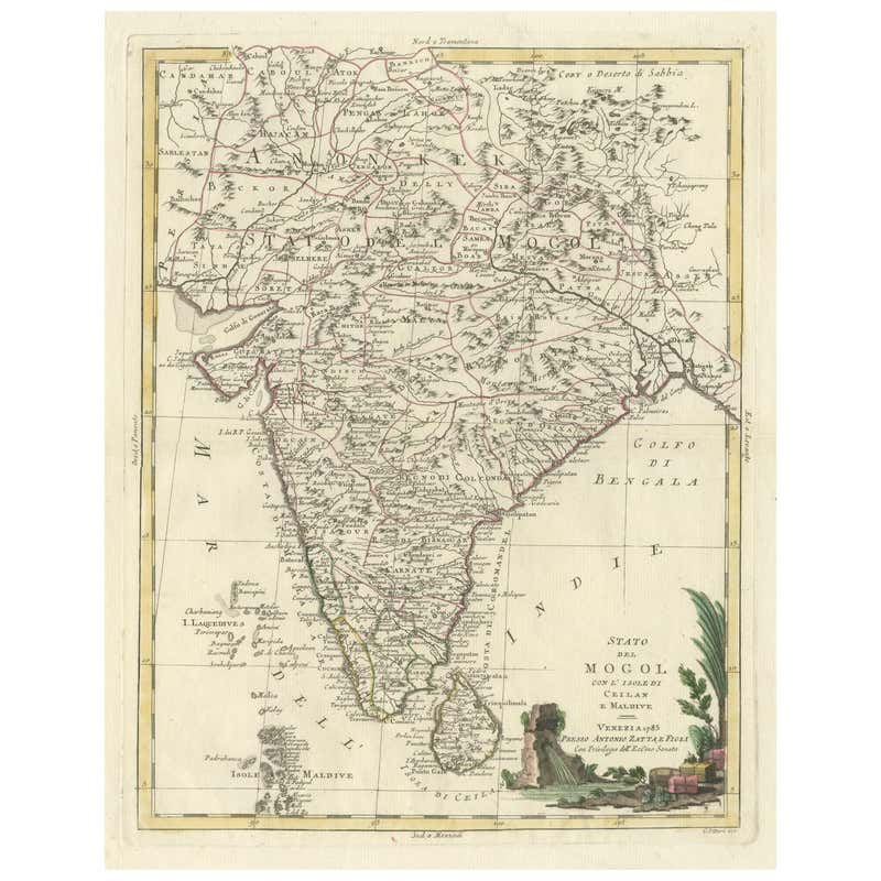 Map of Tapi or Tapti River in Central India and Along the Arabian Sea ...