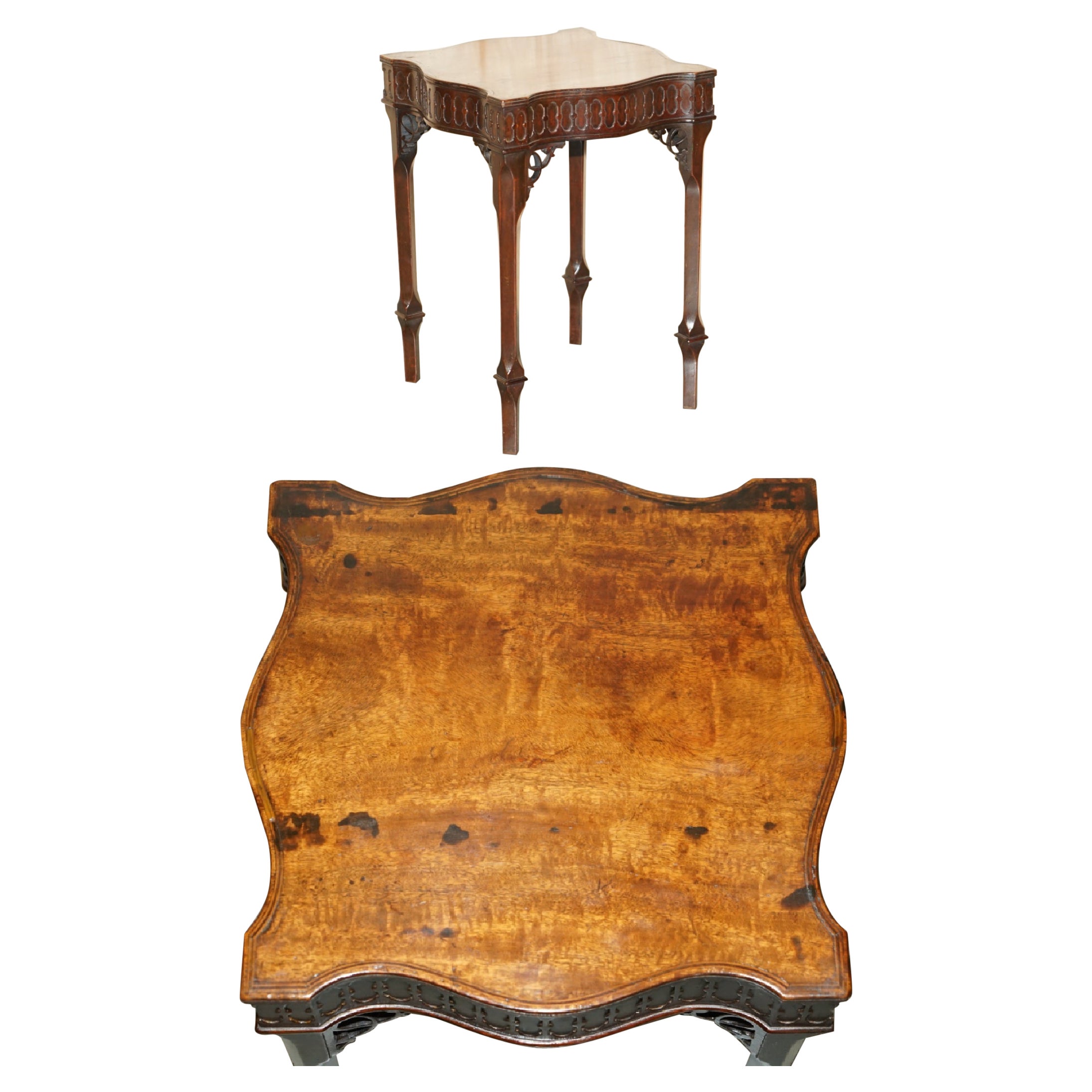 TABLE D'ACCOUCHEMENT EN KETTLE DE HOWARD ET DE SONS THOMAS CHIPPENDALE RÉALISÉE À VIE en vente