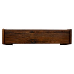 Dänischer Nachttisch/Regal aus Palisander, Mitte des Jahrhunderts, schwebend