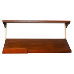 Swedish wooden shelving unit