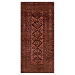 Vintage CIRCA 1940 Handgeknüpfter Afghanischer Teppich
