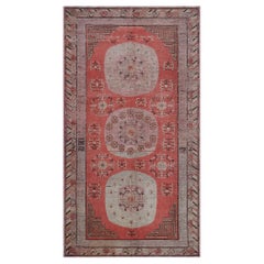 Antiker Khotan-Teppich aus Wolle CIRCA-1870