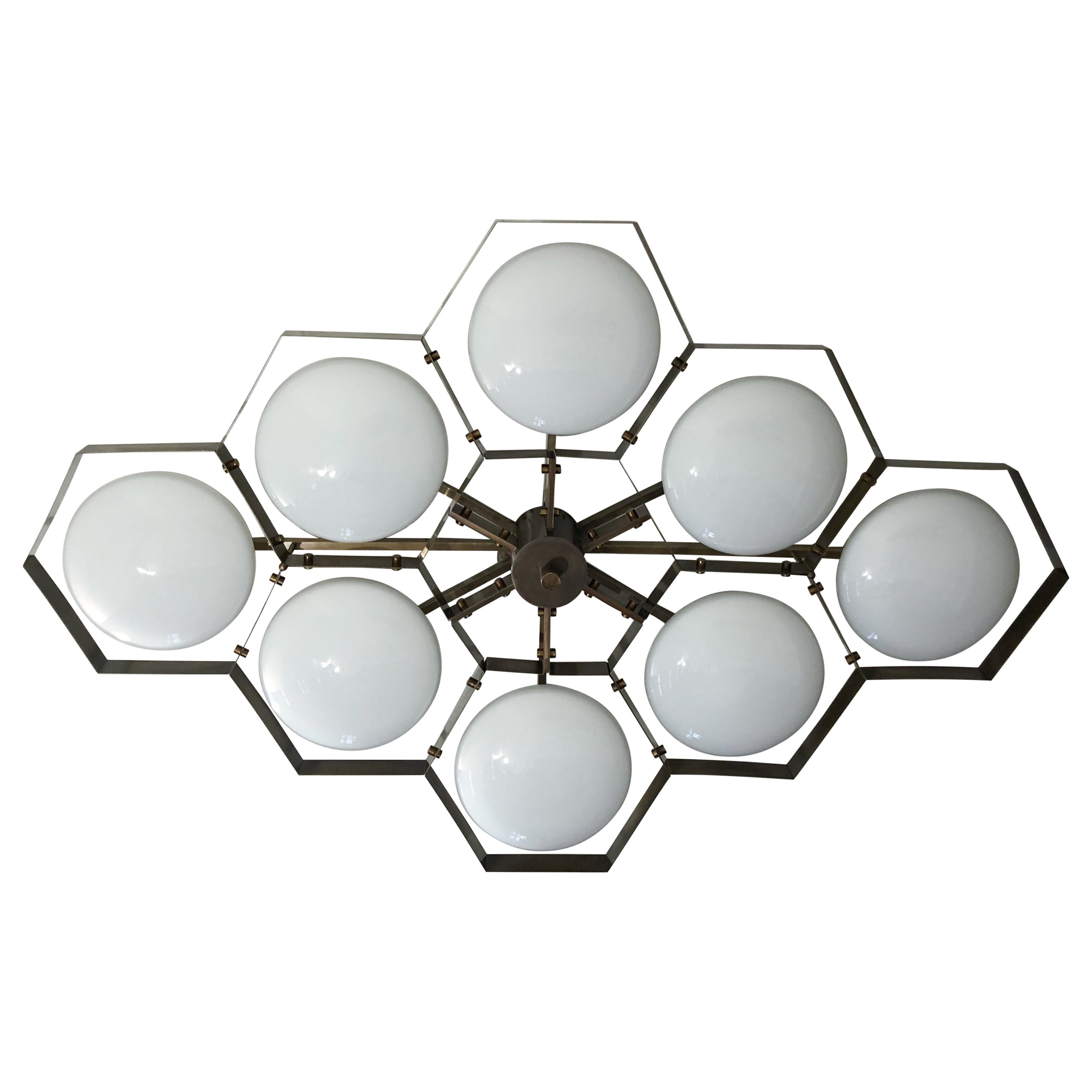 Hive Flush Mount by Fabio Ltd For Sale