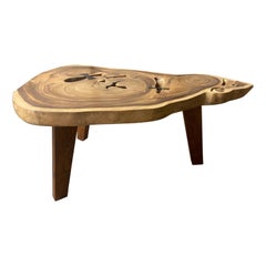 Freeform Albezia Wood Table