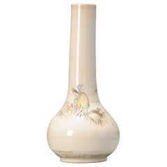 Ancien vase japonais Satsuma de la période Meiji marque Yokohama de Hikojiro Imura