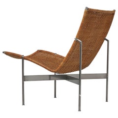 Vintage Rattan lounge chair made in Denmark 1960