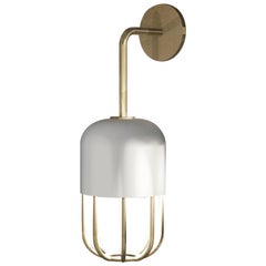 Imagin Capsule Wall Light in Metal and Brushed Brass