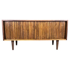 Vintage Mid Century Record Cabinet by Milo Baughman for Glenn of California