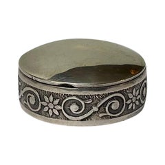 Vintage Danish Sterling Silver Ring Box by J. A. Christensen