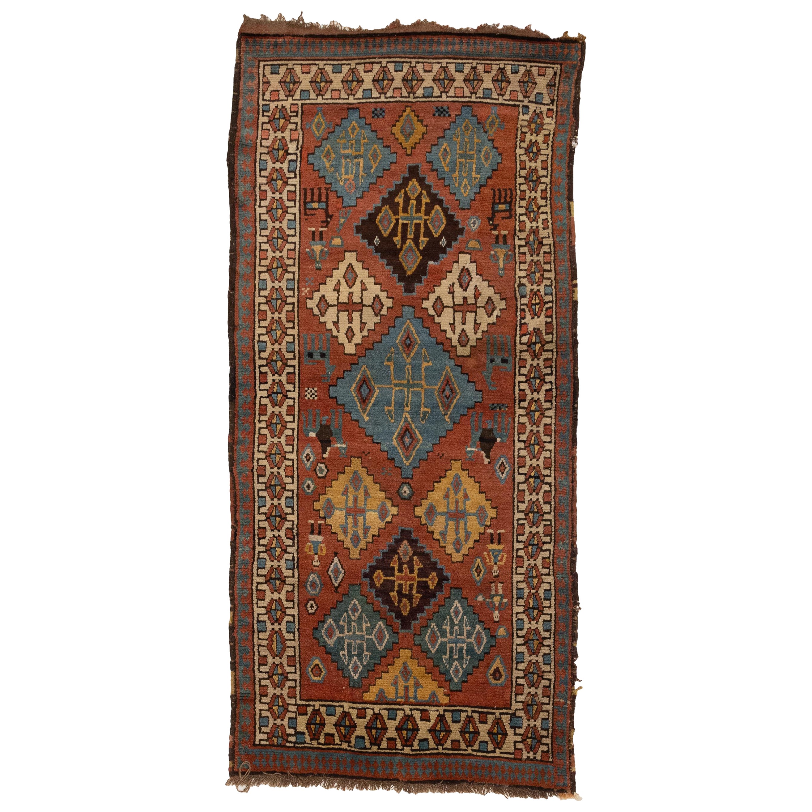 Antiker kaukasischer Teppich
