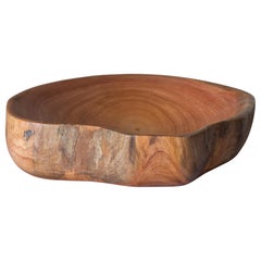 Majestic bowl in reclaimed mahogany wood from the mayan jungle 