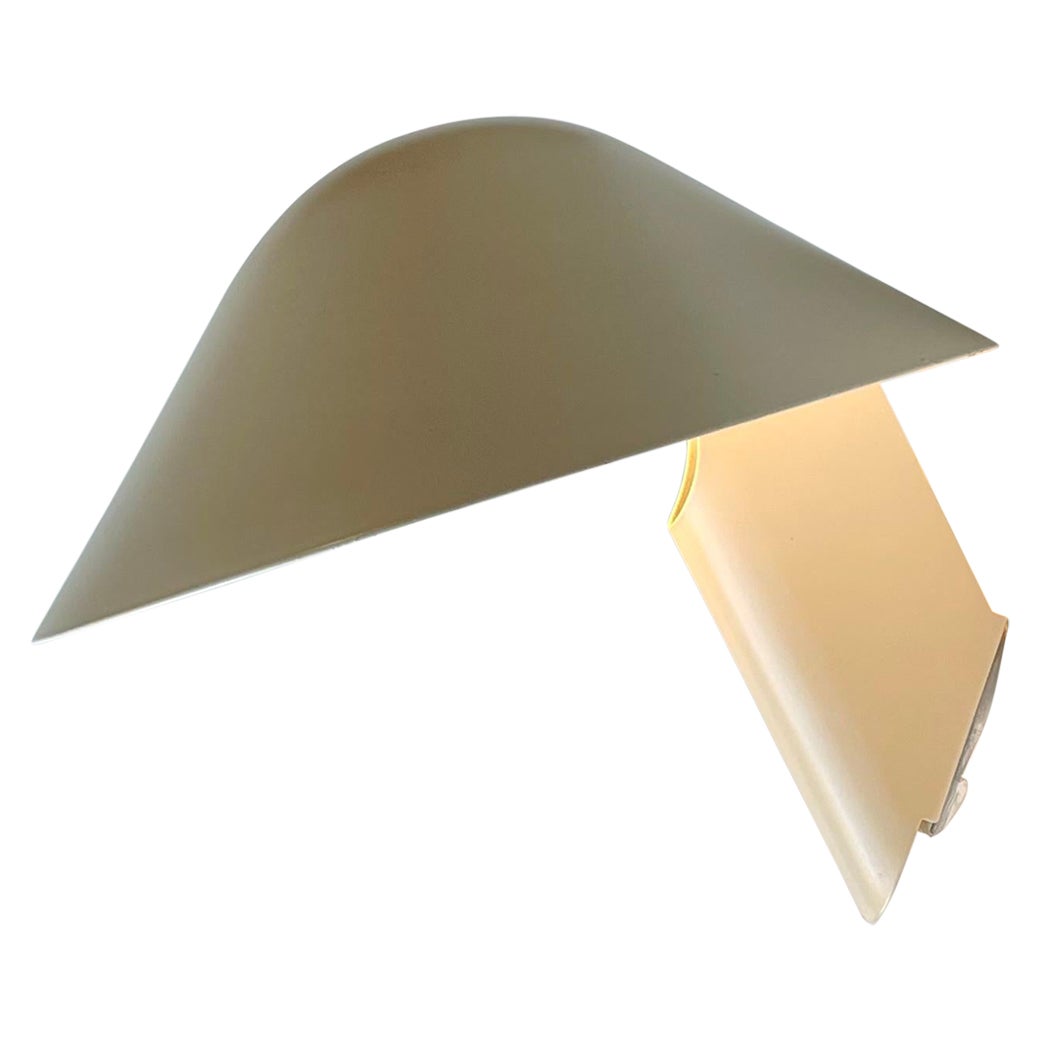 Danish Minimalist Hat Wall Sconce Zephyr by Lyskær, 1980s For Sale