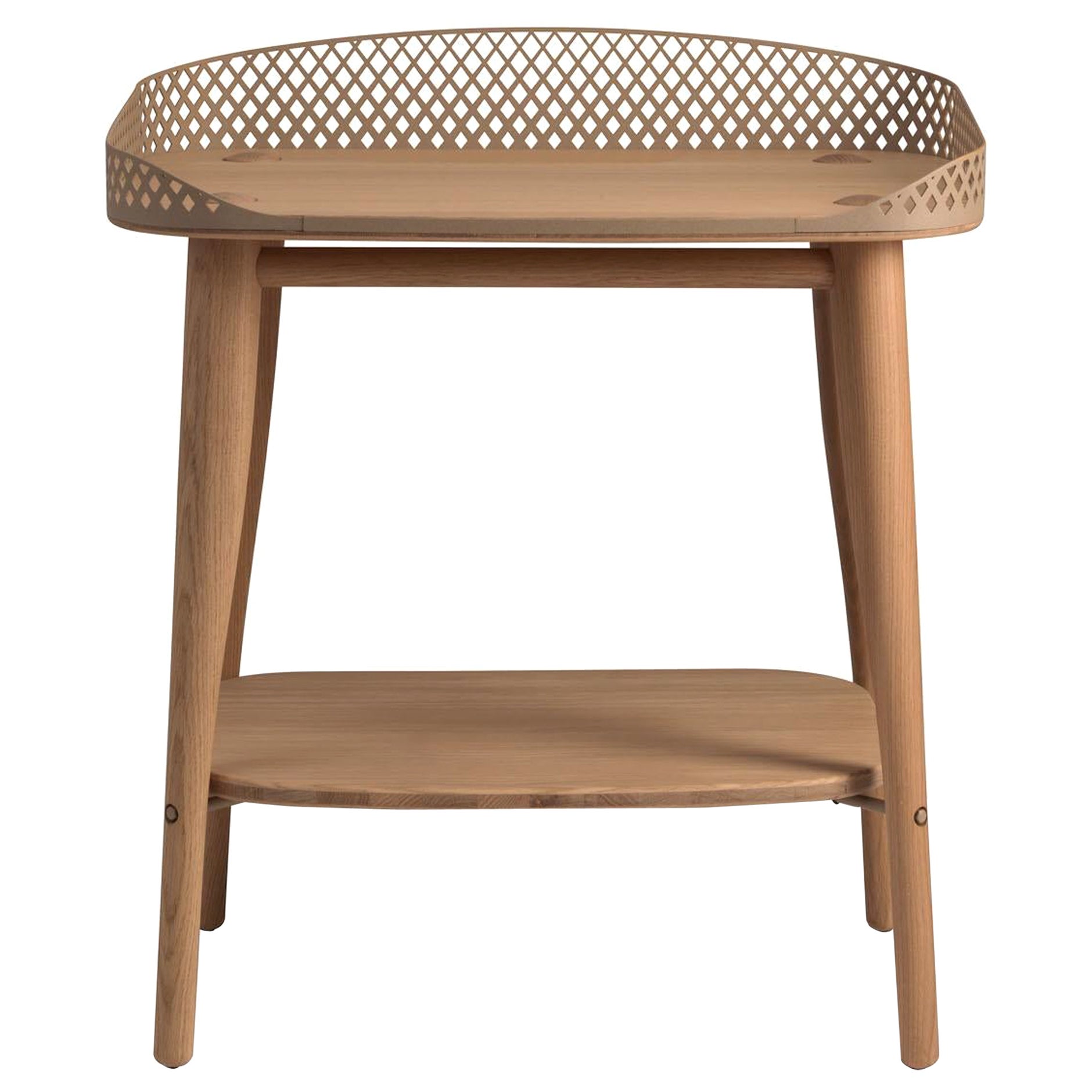 Oak Oak Beddingham - table console en chêne massif en vente