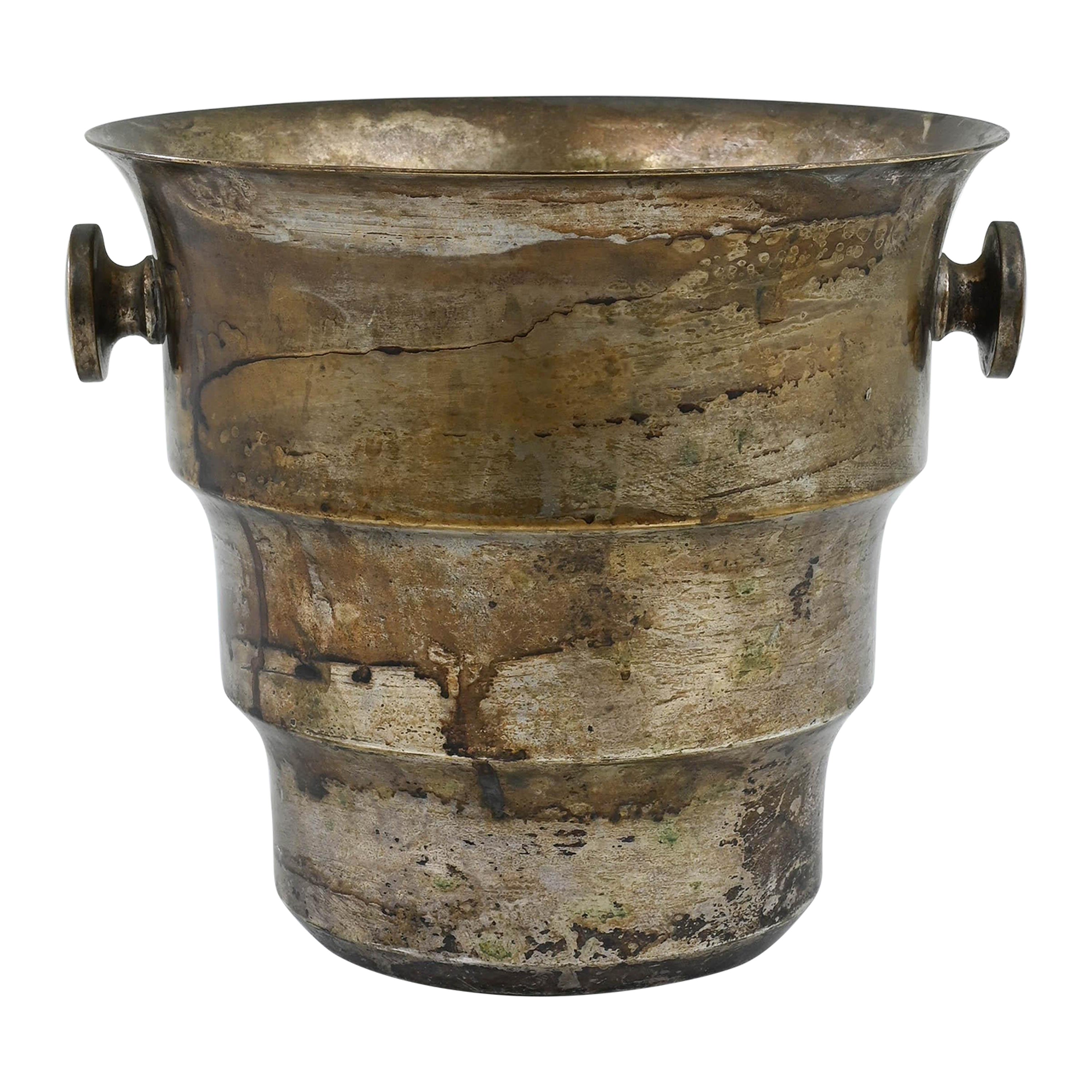 20th Century French SilverPlated Ice Bucket For Sale at 1stDibs