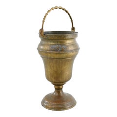Vintage 20th Century French Brass Ice Bucket