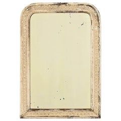 19th Century Louis Phillipe French White Patinated Mirror