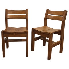 Paar Stühle aus Les Arcs, Frankreich, 1960