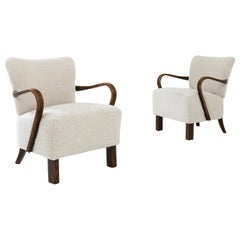 1950s J. Halabala Cocktail Chairs, A Pair