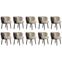 Gianni Moscatelli Dining Chairs for Formanova, 1968, Set of 10