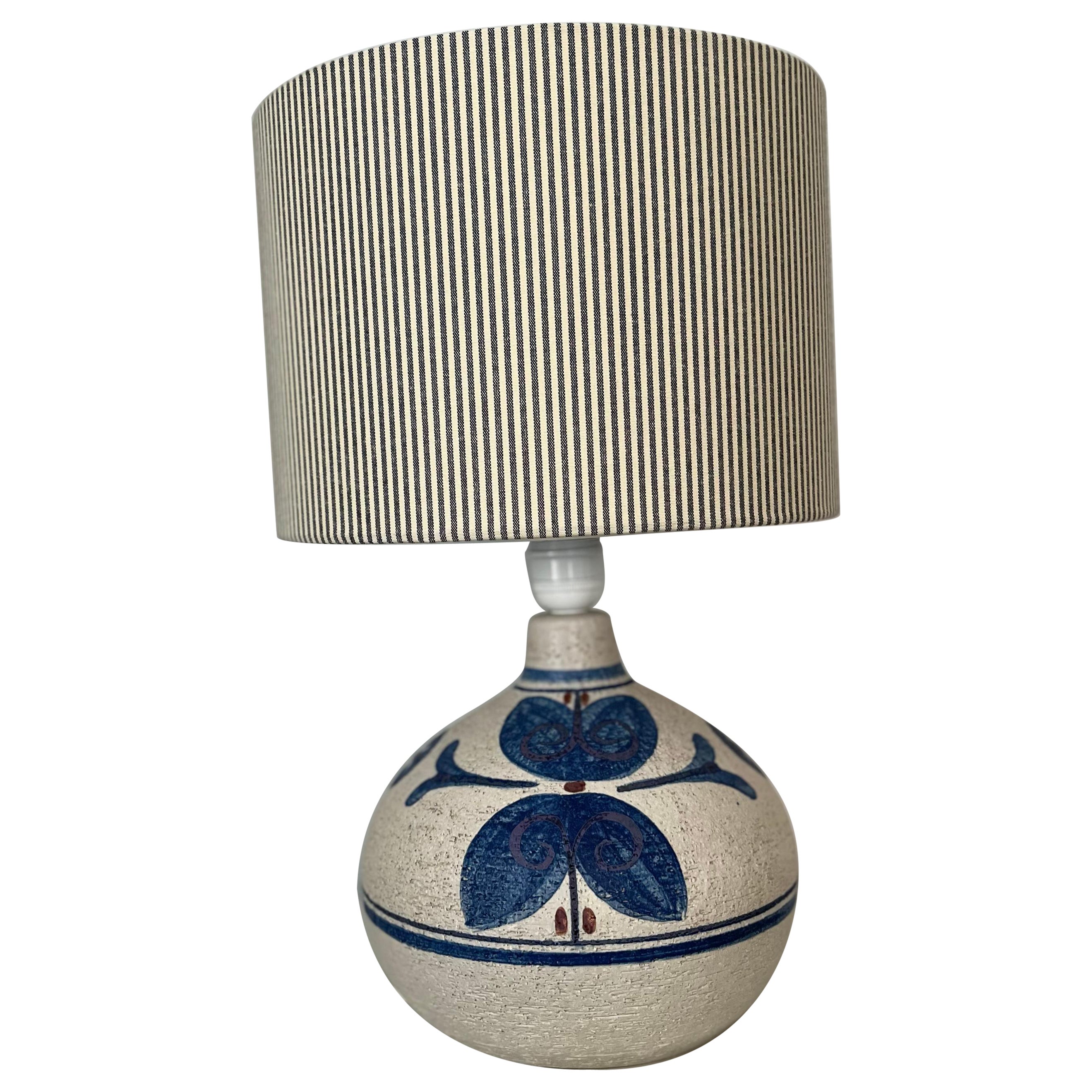 1960s Danish ceramic table lamp by Noomi Backhausen for Søholm For Sale