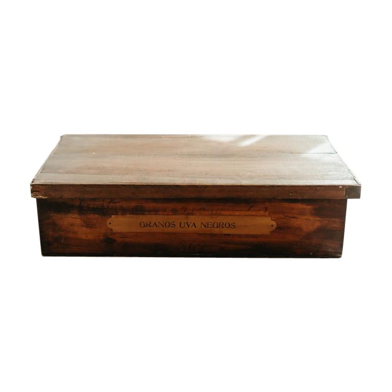 19th century wooden box 