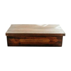 19th century wooden box 