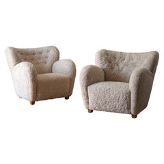 Pair of Marta Blomstedt Lounge Chairs 