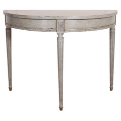 English Painted Console Table
