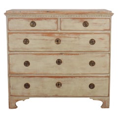 Swedish Painted Pine Commode