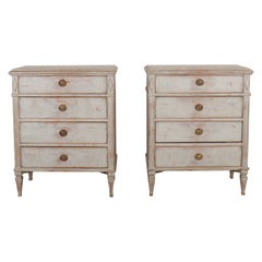 Pair of Swedish Painted Commodes