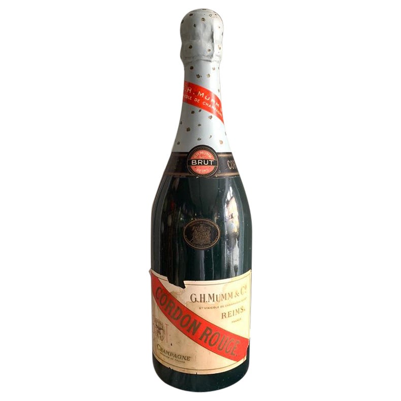 Display Champagne Bottle For Sale