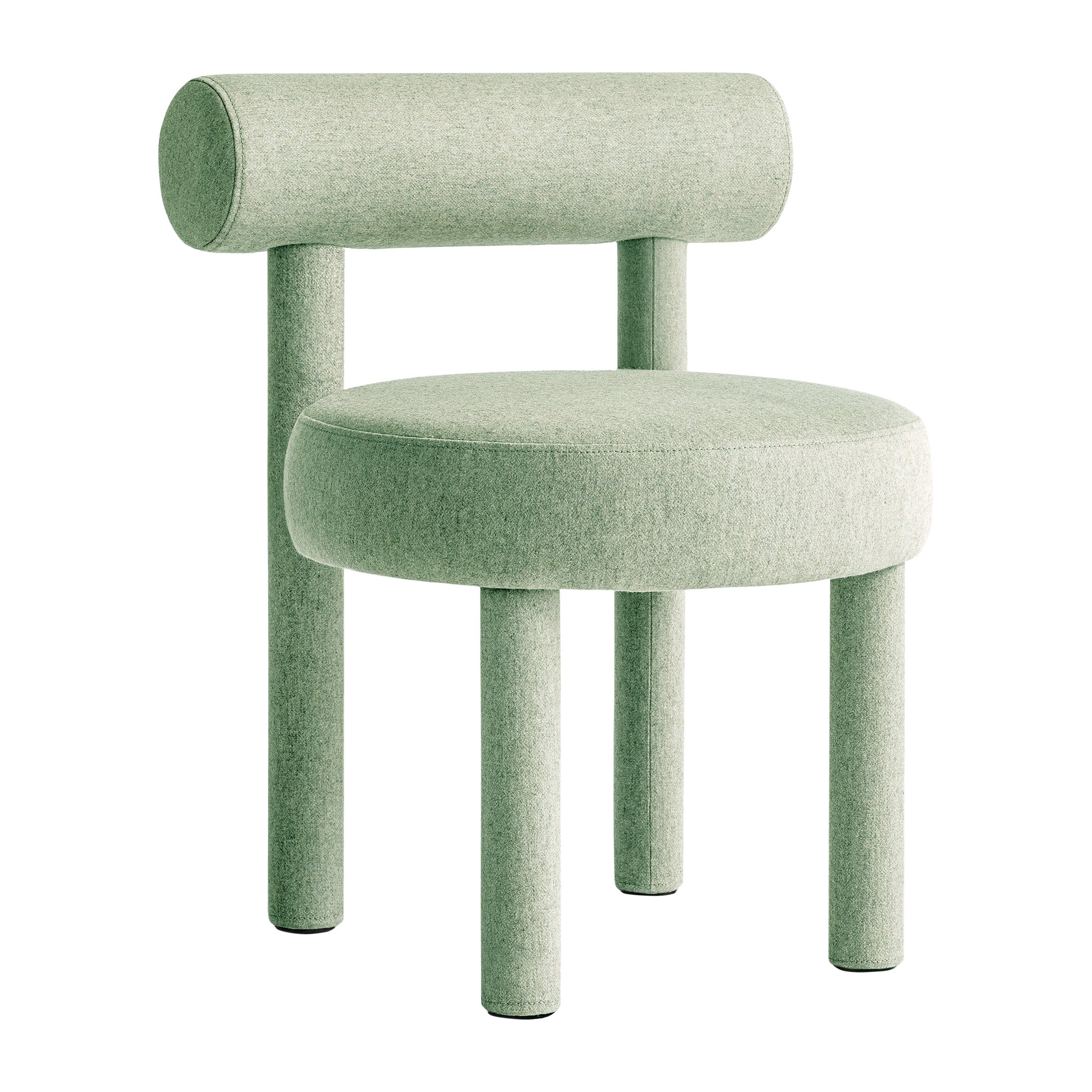 Contemporary Chair 'Gropius CS1' by Noom, Wool, Jade 42 For Sale