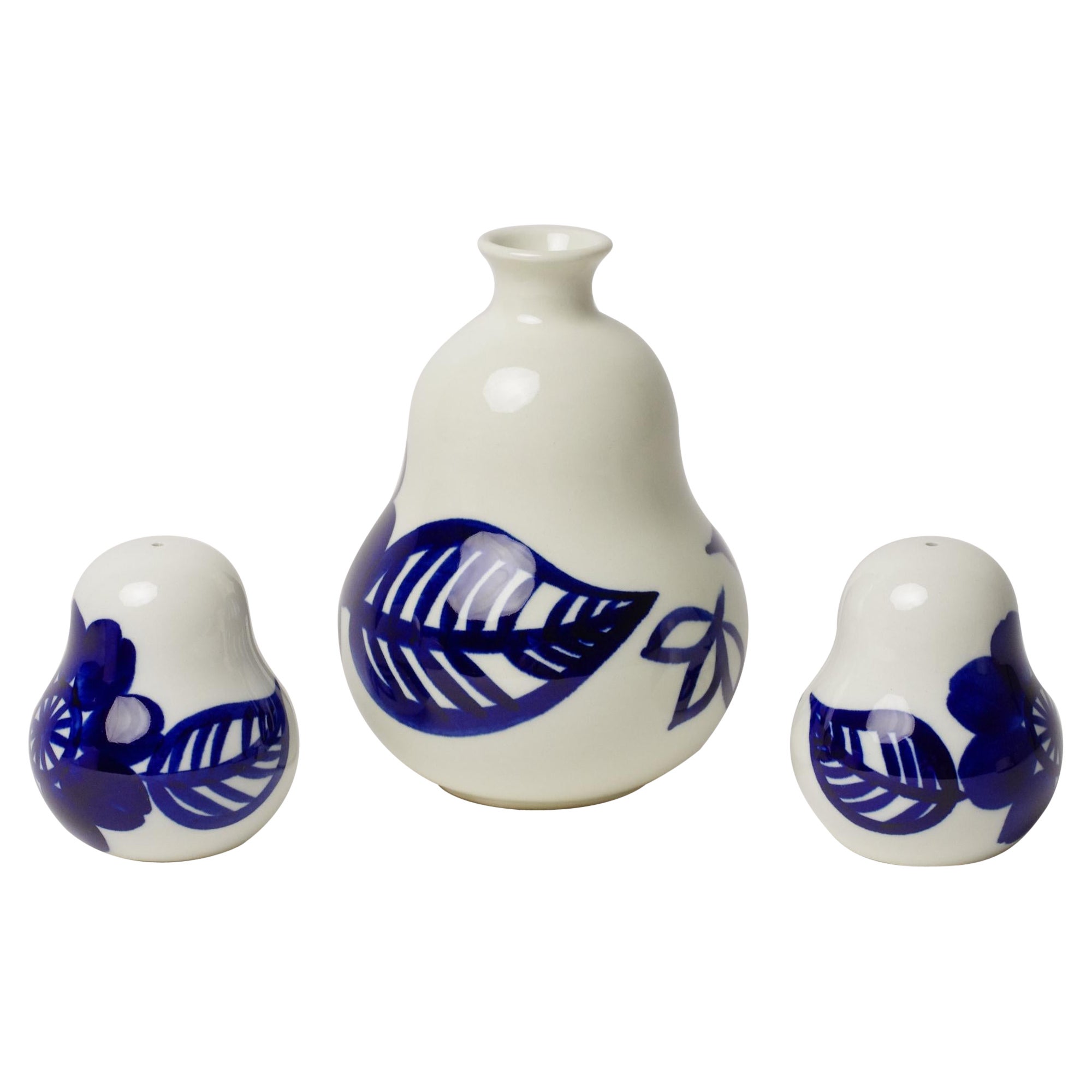 Gunvor Olin-Grönqvist - Arabia - Salt Shakers and Vase For Sale