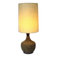 Mid Century Cork Table Lamp 
