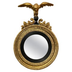 An Antique  English Regency Giltwood Mirror 
