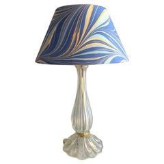 Vintage Murano Gold Dust Table Lamp