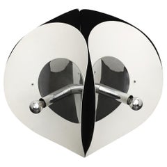 Vintage Space Age ceiling light with 4 globes, 1970s.