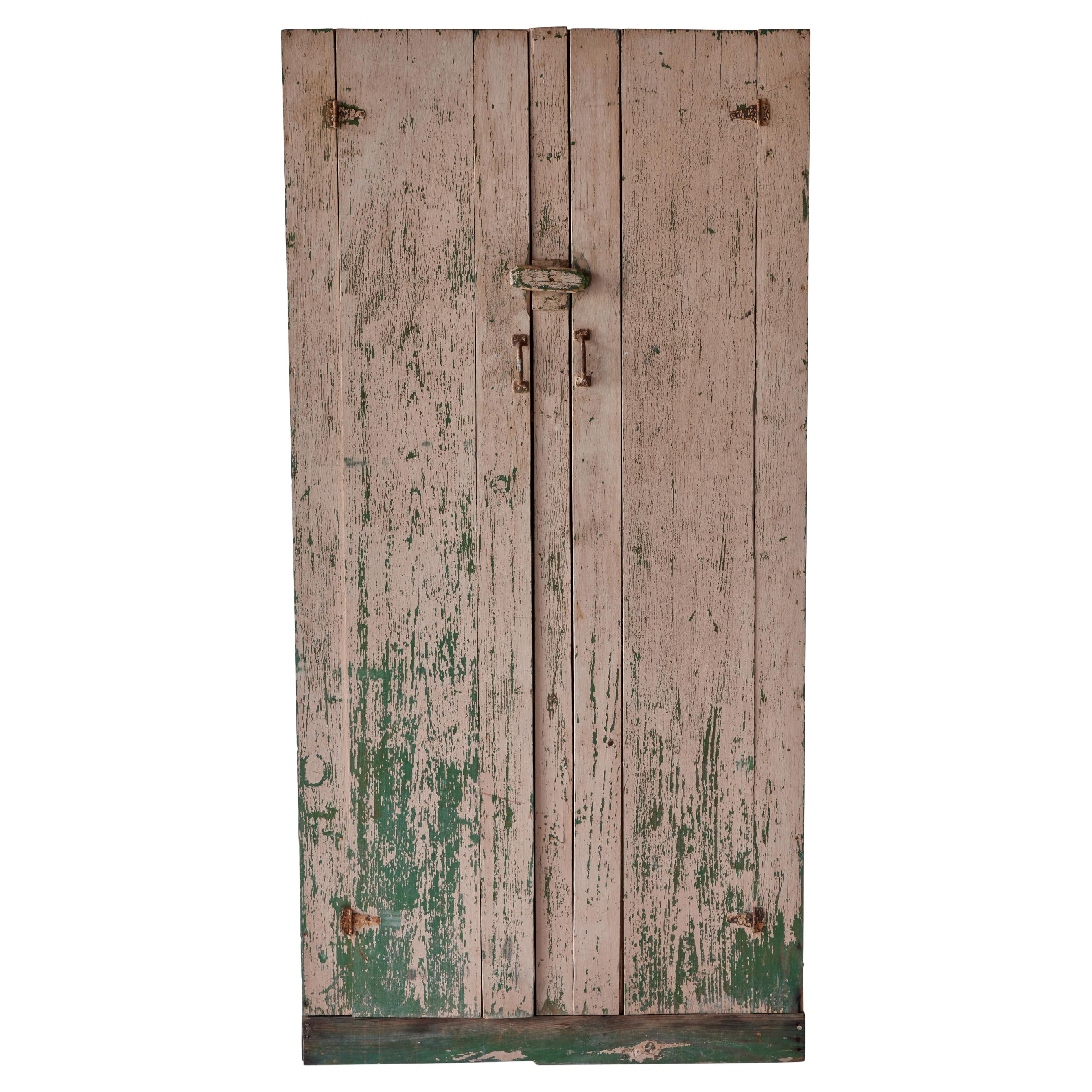 Early American Painted Cupboard at 1stDibs