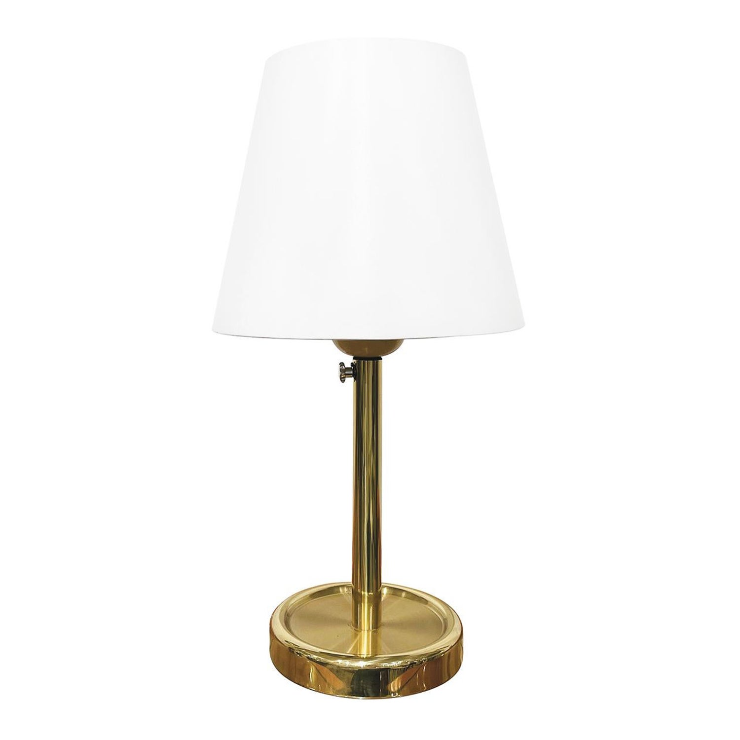 20th Century Swedish Polished Brass Lamp - Desk Light by Fagerhults Belysning