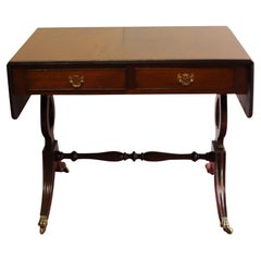 Beautiful Edwardian Oak  Drop-leaf Sofa Table