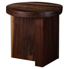 TOTEM Side Table by AMBROZIA, Solid Walnut (Small)