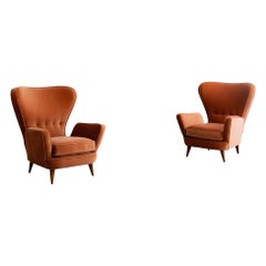 Petits fauteuils d'Emilio Sala & Giorgio Madini - une paire