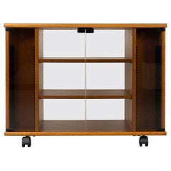 Teak & Glass Media Cabinet
