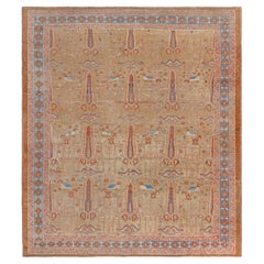 Antique Early 19th Century Primitive Bakshaish Carpet