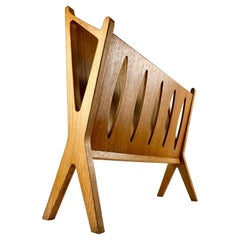 John Herbert for A. Younger Ltd 1960s magazine rack in oak