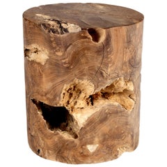 Organic Form Tropical Hardwood End Table 