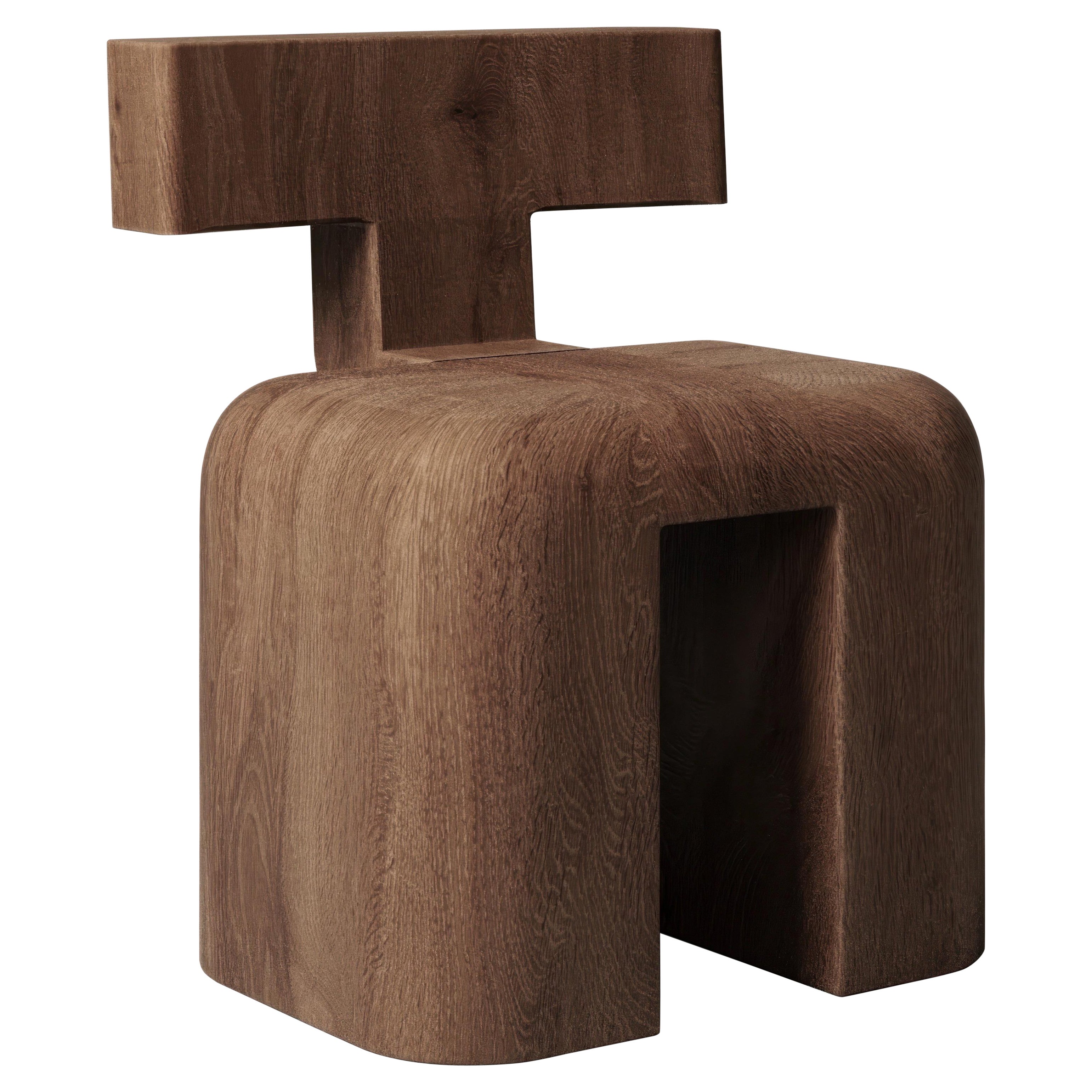 M_013 Chair / Oak by Monolith Studio For Sale