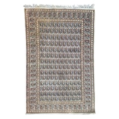 Vintage Bobyrug’s Nice mid century fine kashan rug 