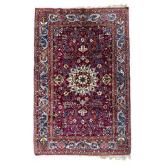 Vintage Bobyrug’s Very beautiful late 20th century fine Azerbaijan rug 